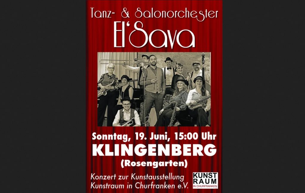 Musik und Ausstellung im Klingenberger Rosengarten